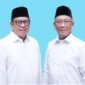 Basri Rase (kiri) bersama Chusnul Dhihin (kanan) bakal calon Walikota dan Wakil Walikota Bontang yang akan maju melalui jalur independen