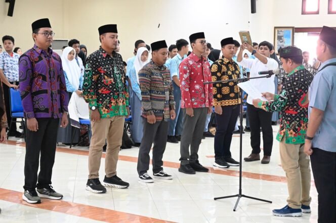 
					Prosesi pelantikan MD KAHMI Malinau (istimewa).