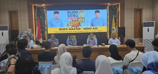 
					Konferensi pers menghadirkan Gus Ipang/ Foto: fasenews.id