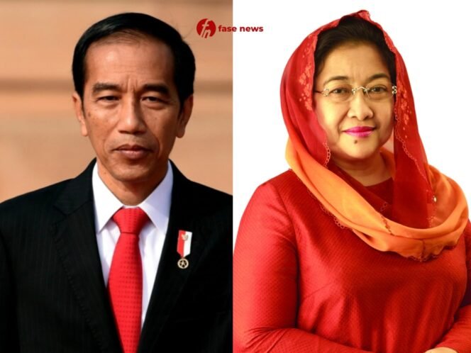 
					Kolase foto Jokowi dan Megawati/ Foto: Kolase by Fasenews.id