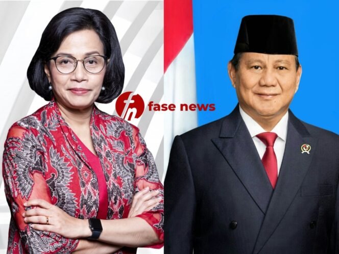 
					Kolase foto Prabowo dan Sri Mulyani/ Kolase oleh Fasenews.id