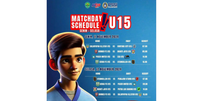 
					Flyer Jadwal Piala Gubernur Kaltim 2024 Sepak Bola U-15/Instagram: @pialagubkaltim