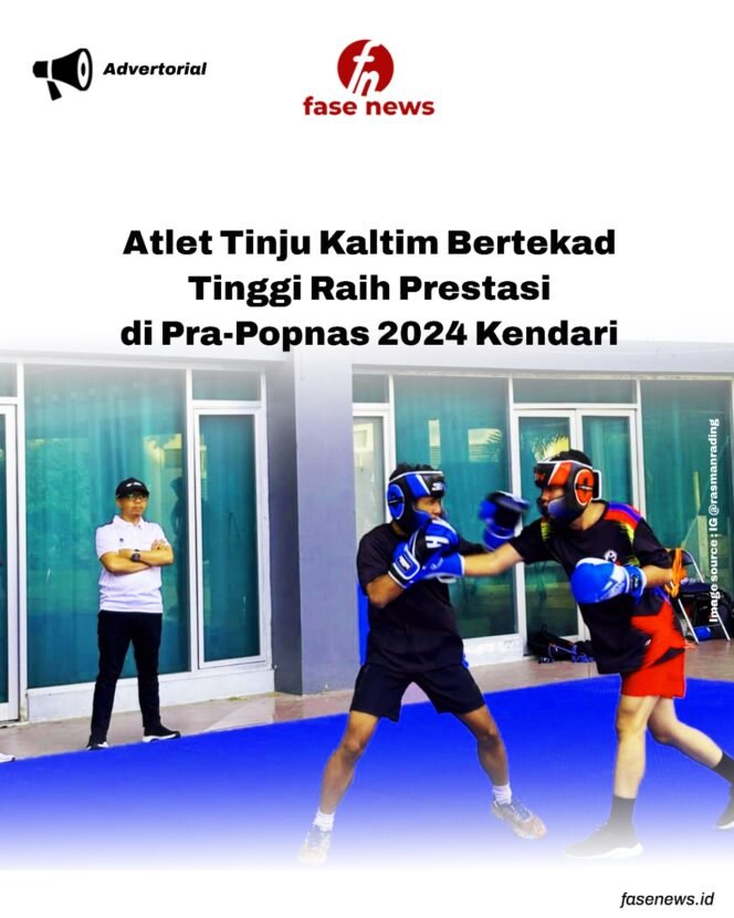 
					Grafis atlet tinju Kaltim di persiapan menuju Pra Popnas 2024/ fasenews.id