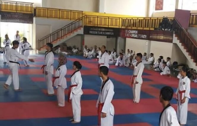 
					Suasana Seleksi Provinsi Atlet Taekwondo usia 13 dan 15/ Foto: HO