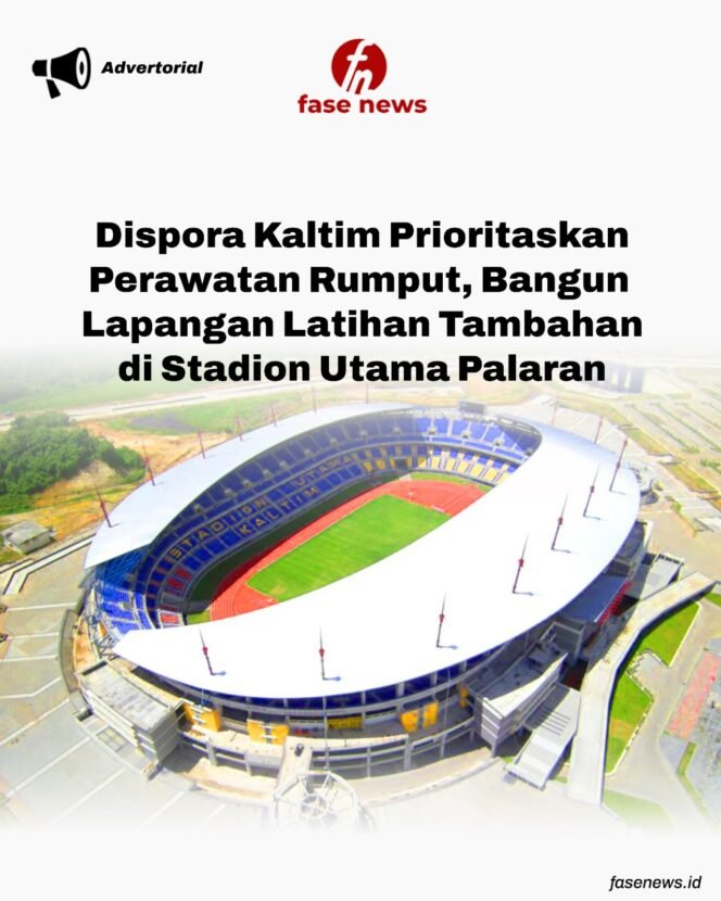 
					Grafis agenda penambahan lapangan latihan baru di Stadion Palaran/ fasenews.id