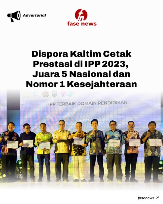 
					Grafis Dispora Kaltim dalam Prestasi di IPP 2024/ fasenews.id