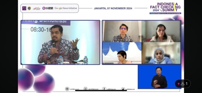 
					Cek Fakta Indonesia menggelar Indonesia Fact-Checking Summit (IFCS) 2024 dengan tema 