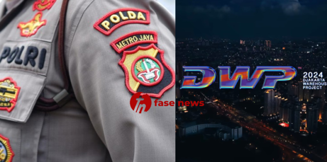 
					Kolase Foto, Ilustrasi Polisi dan Poster DWP 2024/ Foto: FASENEWS.ID