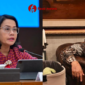 Kolase Foto Menteri Keuangan, Sri Mulyani Indrawati dan Presiden Republik Indonesia, Prabowo Subianto (Foto: Fasenews.id)