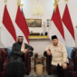 Sheikh Abdulaziz Abdulrahman Al Thani bersama Prabowo Subianto/ Foto: IG @qilaagroup