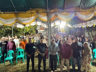 Suasana reses Abdul Muis di Kelurahan Lok Bahu, Kecamatan Sungai Kunjang. (Foto : MR)