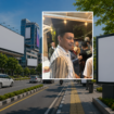 Foto colab, ilustrasi reklame dan Anggota Komisi I DPRD Samarinda, Ronal Stephen