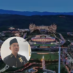 Kolase foto IKN dengan anggota DPRD Samarinda, Viktor yuan 