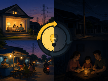 Ilustrasi pemadaman listrik 