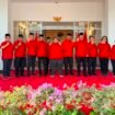 Ananda Emira Moise bersama jajaran DPD PDI - Perjuangan Kaltim usai Upacara Peringatan HUT Kemerdekaan Ke-81 di Kantor DPD PDI - Perjuangan Kaltim (ist)