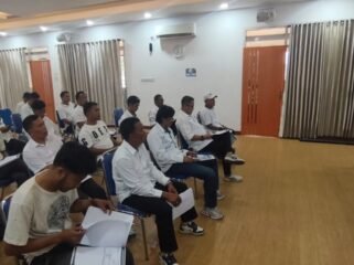 Panitia penyelenggara menggelar Training of Trainer (ToT) atau pelatihan wasit PORDI (ist)