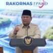 Presiden Prabowo Subianto, saat membuka Rakornas TPAKD di JIExpo Kemayoran, Jakarta Pusat, (Tangkapan Layar Sekretariat Presiden / YT)
